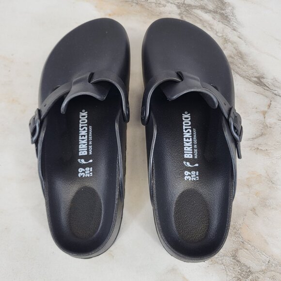 Birkenstock Boston EVA Clog Sandals Black Women's Size 39 - Picture 8 of 15